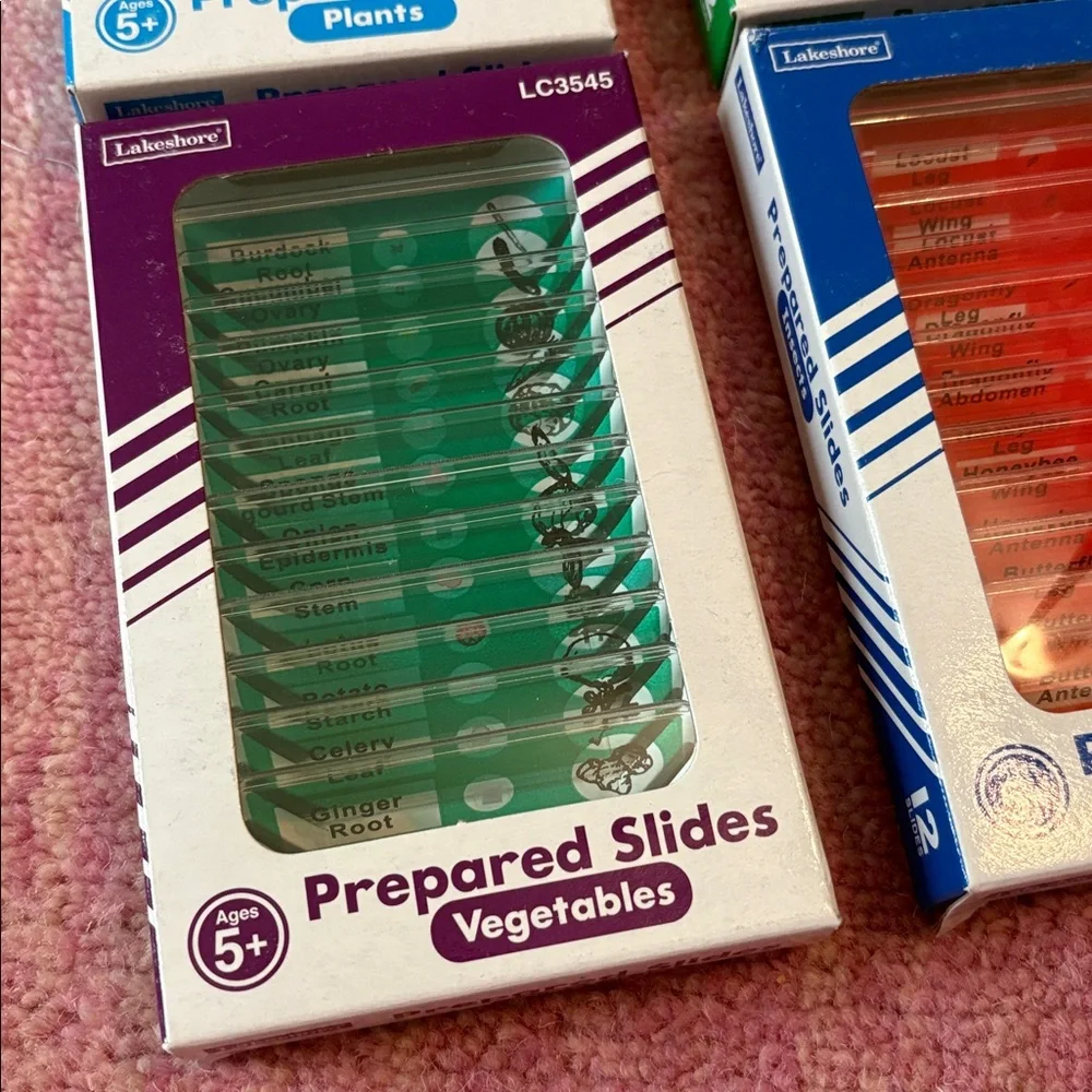 Lakeshore Prepared Slides Set Complete Set | homeschool science microscope